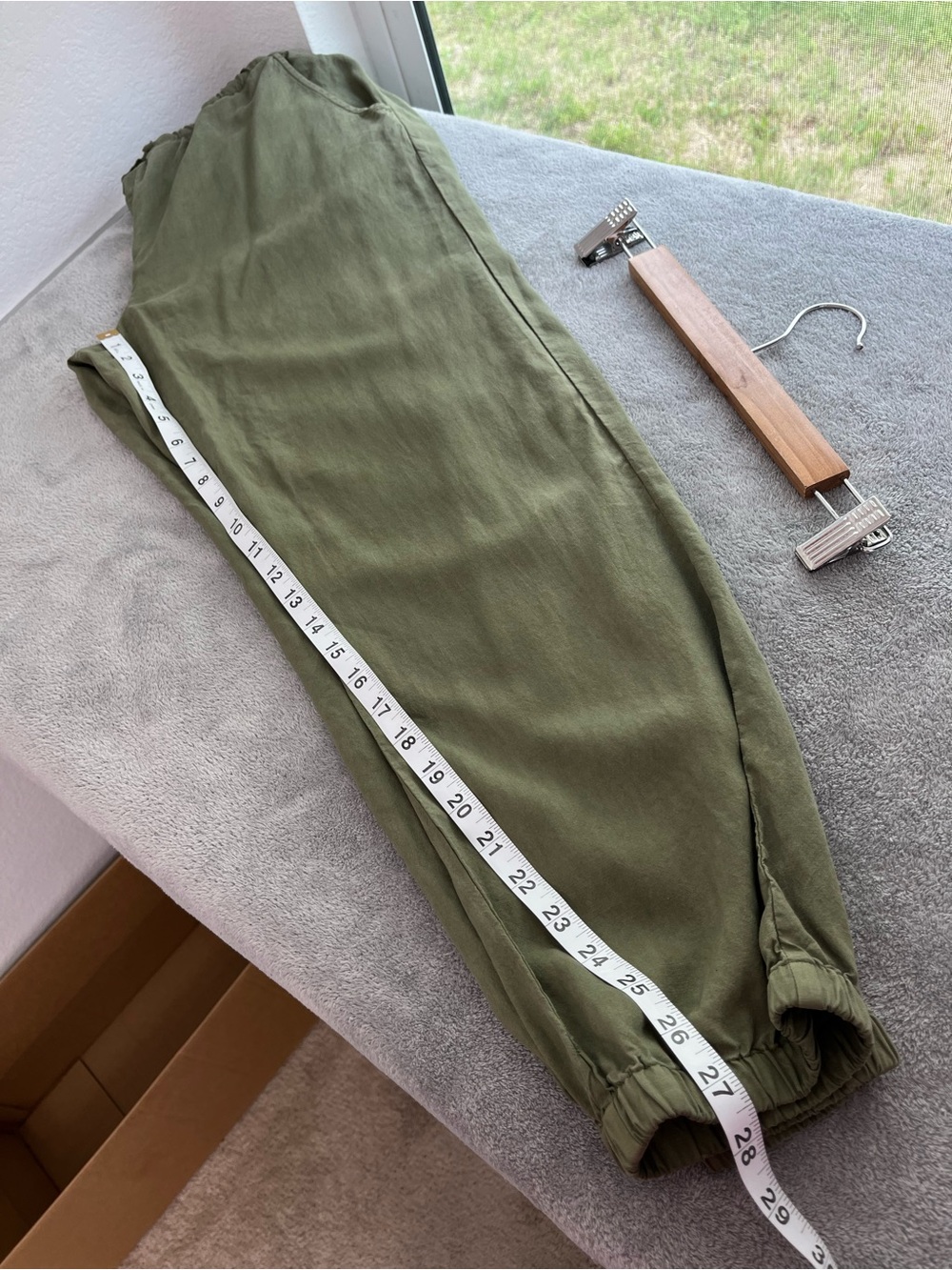 Cloth & Stone TENCEL Jogger Pant Olive size Large - Picture 9 of 10